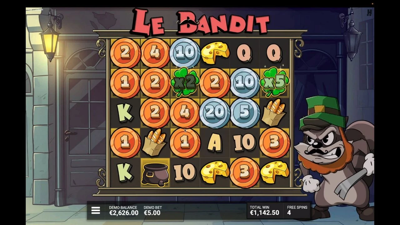 Le Bandit — Super Cascades Big Win